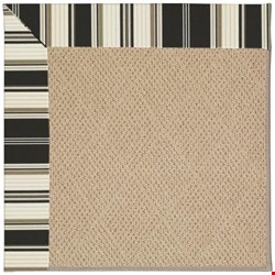 Capel Rugs Creative Concepts Cane Wicker - Down The Lane Ebony (370) Rectangle 8' x 10' Area Rug