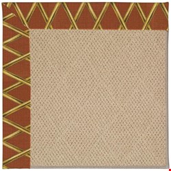 Capel Rugs Creative Concepts Cane Wicker - Bamboo Cinnamon (856) Rectangle 9' x 12' Area Rug