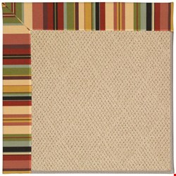 Capel Rugs Creative Concepts Cane Wicker - Sidewalk Lacquer-Ebony (920) Rectangle 9' x 12' Area Rug