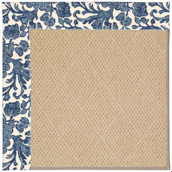 Capel Rugs Creative Concepts Cane Wicker - Batik Indigo (415) Rectangle 10' x 10' Area Rug