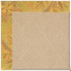 Capel Rugs Creative Concepts Cane Wicker - Cayo Vista Tea Leaf (210) Rectangle 12' x 12' Area Rug