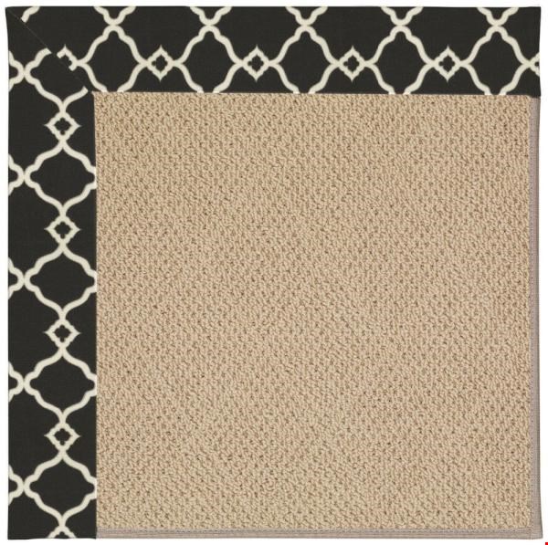 Capel Rugs Creative Concepts Cane Wicker - Arden Black (346) Rectangle 12' x 12' Area Rug