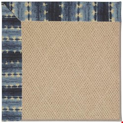Capel Rugs Creative Concepts Cane Wicker - Java Journey Indigo (460) Rectangle 12' x 12' Area Rug