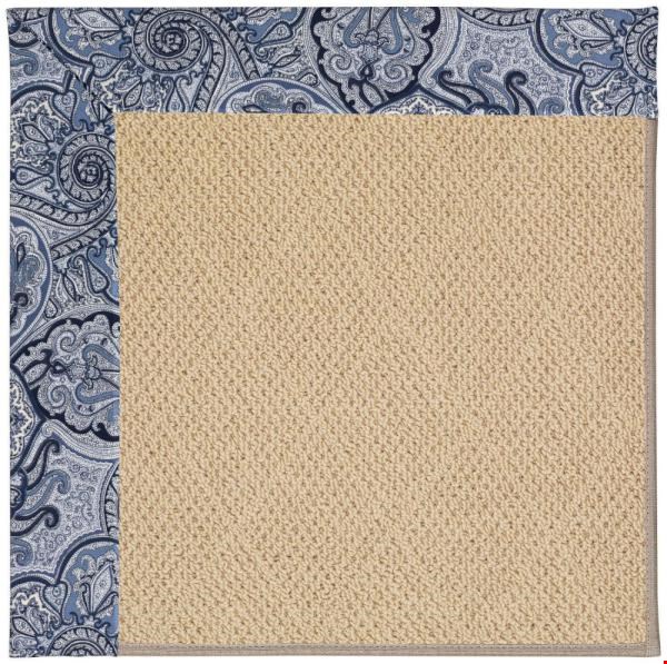 Capel Rugs Creative Concepts Cane Wicker - Paddock Shawl Indigo (475) Rectangle 12' x 12' Area Rug