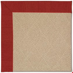 Capel Rugs Creative Concepts Cane Wicker - Canvas Cherry (537) Rectangle 12' x 12' Area Rug