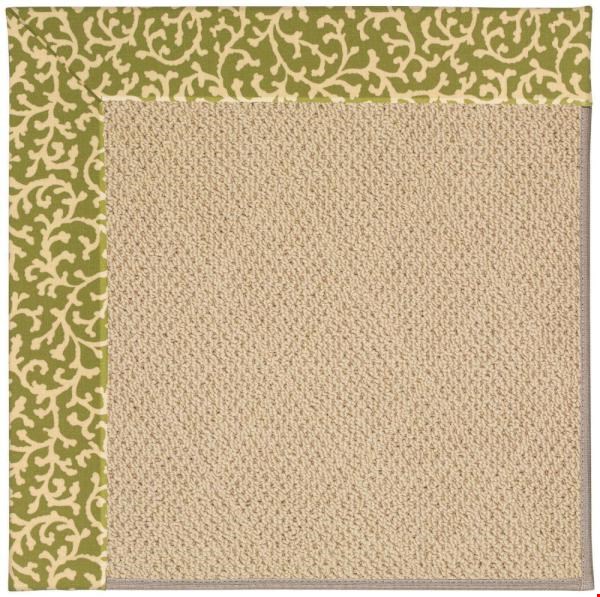 Capel Rugs Creative Concepts Cane Wicker - Coral Cascade Avocado (225) Rectangle 12' x 15' Area Rug