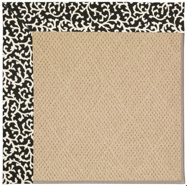 Capel Rugs Creative Concepts Cane Wicker - Coral Cascade Ebony (385) Rectangle 12' x 15' Area Rug