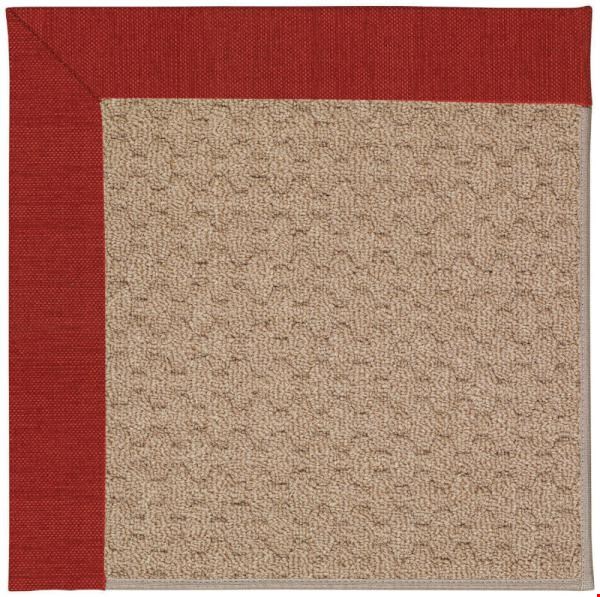 Capel Rugs Creative Concepts Grassy Mountain - Canvas Cherry (537) Octagon 4' x 4' Area Rug