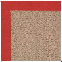 Capel Rugs Creative Concepts Grassy Mountain - Dupione Crimson (575) Octagon 6' x 6' Area Rug