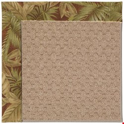 Capel Rugs Creative Concepts Grassy Mountain - Bahamian Breeze Cinnamon (875) Octagon 6' x 6' Area Rug