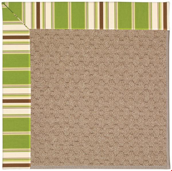 Capel Rugs Creative Concepts Grassy Mountain - Tux Stripe Green (214) Octagon 10' x 10' Area Rug