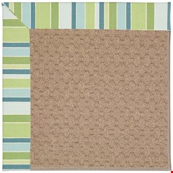 Capel Rugs Creative Concepts Grassy Mountain - Capri Stripe Breeze (430) Octagon 10' x 10' Area Rug