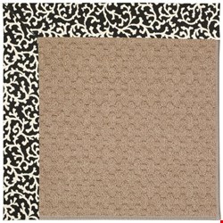 Capel Rugs Creative Concepts Grassy Mountain - Coral Cascade Ebony (385) Octagon 12' x 12' Area Rug