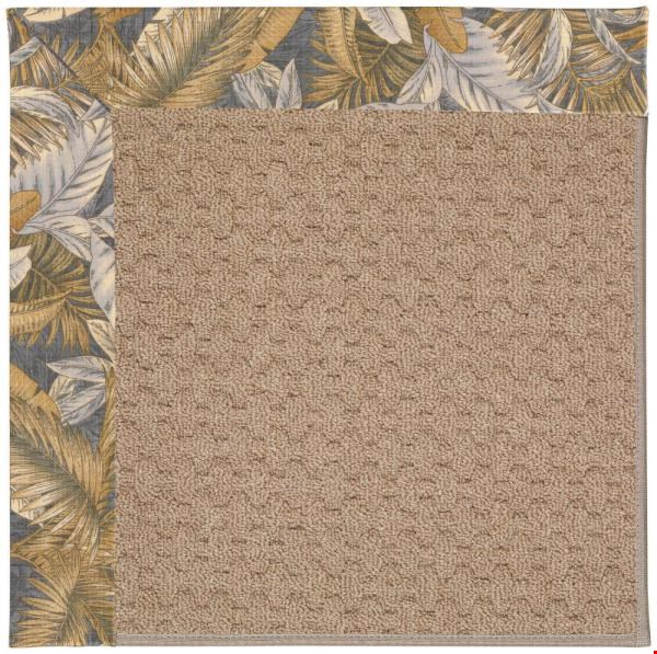 Capel Rugs Creative Concepts Grassy Mountain - Bahamian Breeze Ocean (420) Rectangle 6' x 6' Area Rug