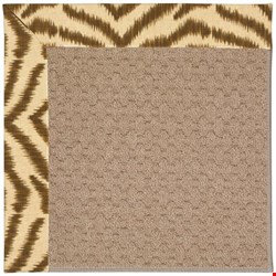 Capel Rugs Creative Concepts Grassy Mountain - Couture King Chestnut (756) Rectangle 6' x 6' Area Rug
