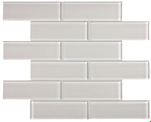 Anatolia Bliss Element Glass Mosaic 2" x 6" : Mist 35-038