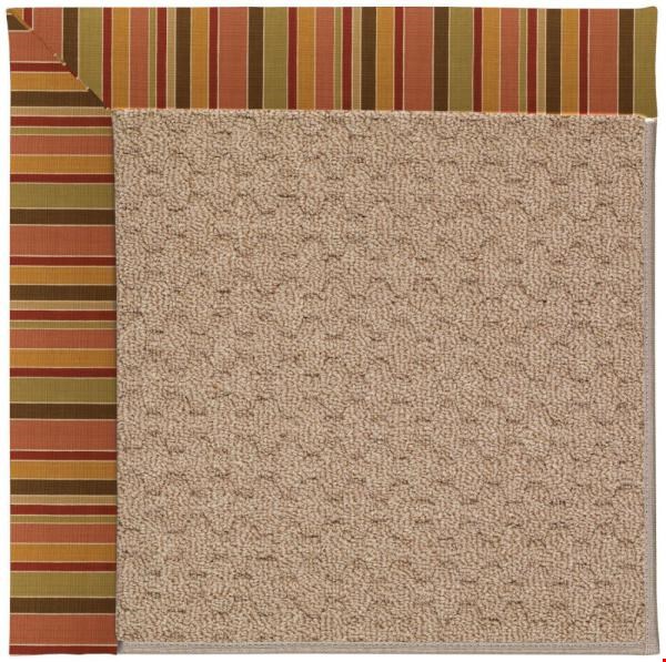 Capel Rugs Creative Concepts Grassy Mountain - Tuscan Stripe Adobe (825) Rectangle 7' x 9' Area Rug