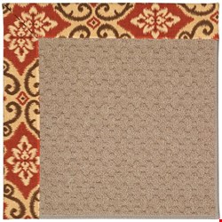 Capel Rugs Creative Concepts Grassy Mountain - Shoreham Brick (800) Rectangle 9' x 12' Area Rug