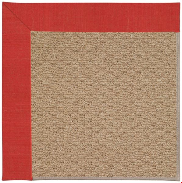 Capel Rugs Creative Concepts Raffia - Dupione Crimson (575) Octagon 6' x 6' Area Rug