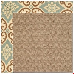 Capel Rugs Creative Concepts Raffia - Shoreham Spray (410) Octagon 8' x 8' Area Rug