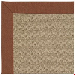 Capel Rugs Creative Concepts Raffia - Linen Chili (845) Octagon 8' x 8' Area Rug