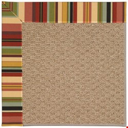 Capel Rugs Creative Concepts Raffia - Sidewalk Lacquer-Ebony (920) Octagon 8' x 8' Area Rug