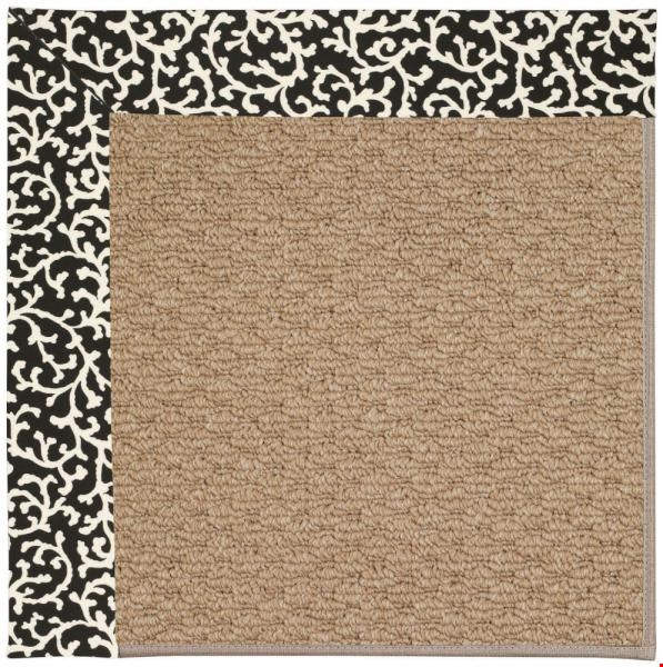 Capel Rugs Creative Concepts Raffia - Coral Cascade Ebony (385) Octagon 10' x 10' Area Rug