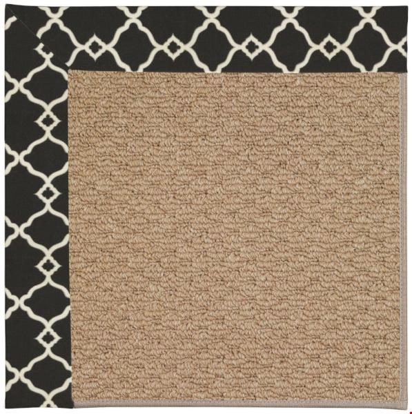 Capel Rugs Creative Concepts Raffia - Arden Black (346) Octagon 12' x 12' Area Rug