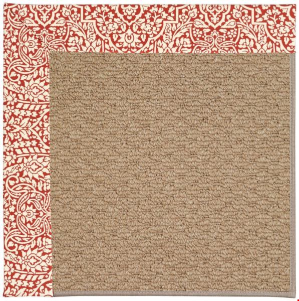 Capel Rugs Creative Concepts Raffia - Imogen Cherry (520) Octagon 12' x 12' Area Rug