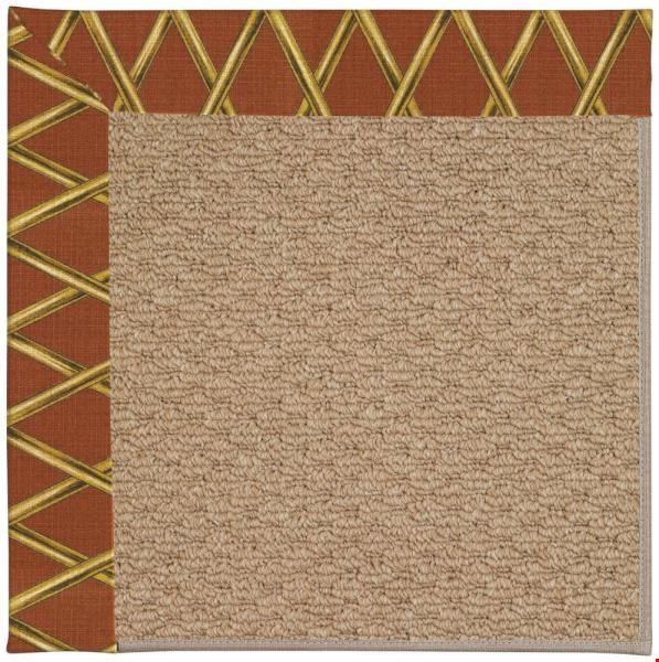Capel Rugs Creative Concepts Raffia - Bamboo Cinnamon (856) Octagon 12' x 12' Area Rug