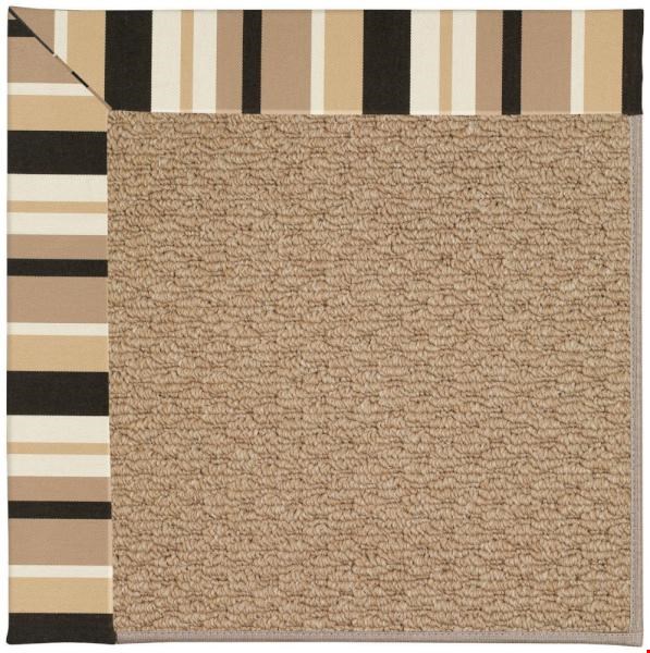 Capel Rugs Creative Concepts Raffia - Granite Stripe (335) Rectangle 4' x 4' Area Rug