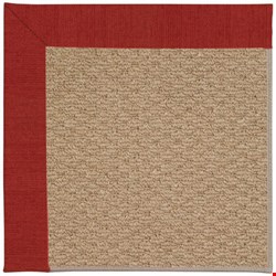 Capel Rugs Creative Concepts Raffia - Canvas Cherry (537) Rectangle 4' x 4' Area Rug