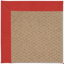 Capel Rugs Creative Concepts Raffia - Dupione Crimson (575) Rectangle 4' x 4' Area Rug
