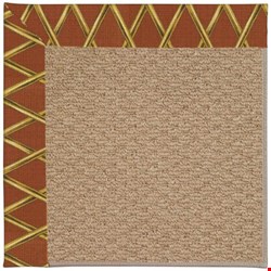 Capel Rugs Creative Concepts Raffia - Bamboo Cinnamon (856) Rectangle 5' x 8' Area Rug