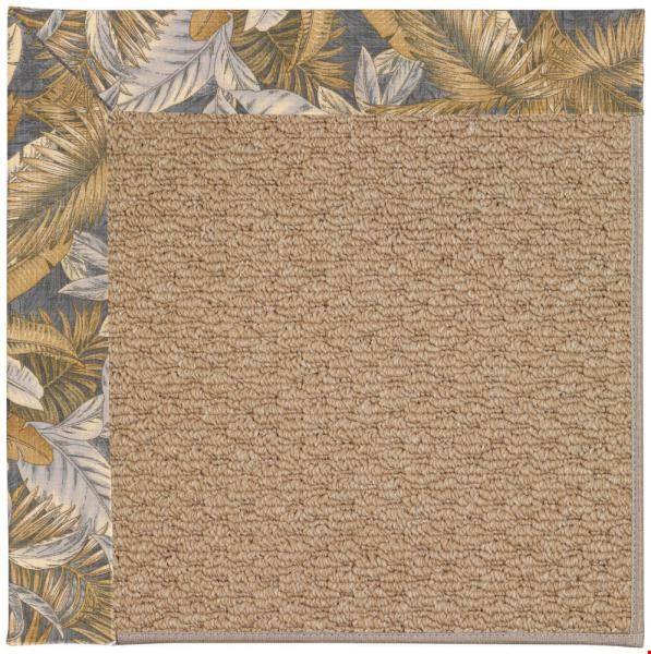 Capel Rugs Creative Concepts Raffia - Bahamian Breeze Ocean (420) Rectangle 6' x 6' Area Rug