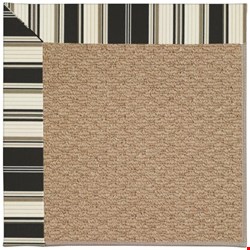 Capel Rugs Creative Concepts Raffia - Down The Lane Ebony (370) Rectangle 7' x 9' Area Rug
