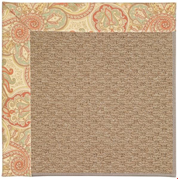Capel Rugs Creative Concepts Raffia - Paddock Shawl Persimmon (810) Rectangle 7' x 9' Area Rug