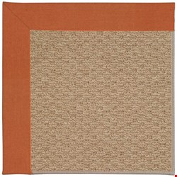 Capel Rugs Creative Concepts Raffia - Canvas Rust (837) Rectangle 8' x 8' Area Rug