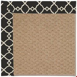 Capel Rugs Creative Concepts Raffia - Arden Black (346) Rectangle 8' x 10' Area Rug