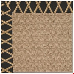 Capel Rugs Creative Concepts Raffia - Bamboo Coal (356) Rectangle 9' x 12' Area Rug