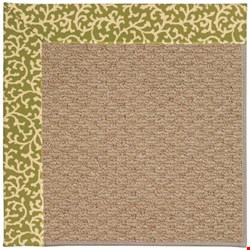 Capel Rugs Creative Concepts Raffia - Coral Cascade Avocado (225) Rectangle 10' x 14' Area Rug