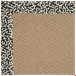 Capel Rugs Creative Concepts Raffia - Coral Cascade Ebony (385) Rectangle 12' x 12' Area Rug