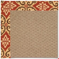 Capel Rugs Creative Concepts Raffia - Shoreham Brick (800) Rectangle 12' x 12' Area Rug