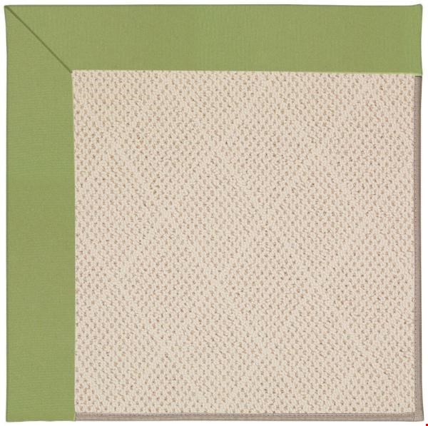 Capel Rugs Creative Concepts White Wicker - Canvas Citron (213) Octagon 4' x 4' Area Rug