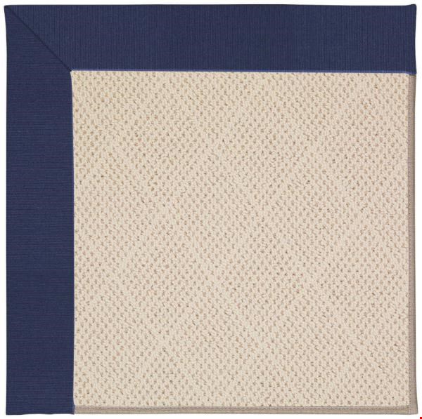 Capel Rugs Creative Concepts White Wicker - Canvas Royal Navy (467) Octagon 4' x 4' Area Rug