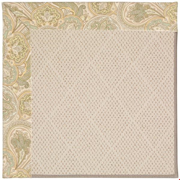 Capel Rugs Creative Concepts White Wicker - Paddock Shawl Mineral (310) Octagon 6' x 6' Area Rug