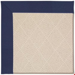 Capel Rugs Creative Concepts White Wicker - Canvas Royal Navy (467) Octagon 6' x 6' Area Rug