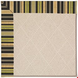 Capel Rugs Creative Concepts White Wicker - Vera Cruz Coal (350) Octagon 8' x 8' Area Rug