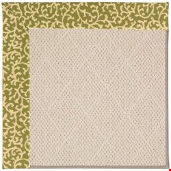 Capel Rugs Creative Concepts White Wicker - Coral Cascade Avocado (225) Octagon 10' x 10' Area Rug