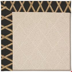 Capel Rugs Creative Concepts White Wicker - Bamboo Coal (356) Octagon 10' x 10' Area Rug